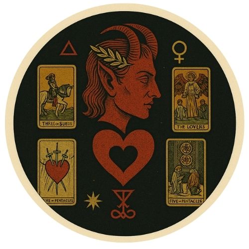 ars goetia tarot Left-Hand Love Spread